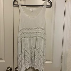 Free people voile and lace trapeze slip